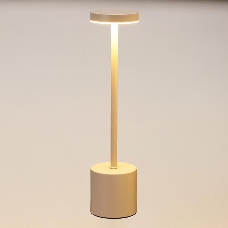 Home Styling Collection, lampka stołowa LED z ładowalną baterią, metal, 34 cm