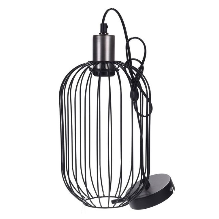 Home Styling Collection, metalowa lampa wisząca, loft, industrialna