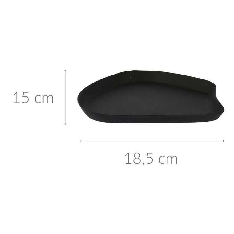 Home Styling, Collection, metalowy talerz dekoracyjny, 18.5-15 cm