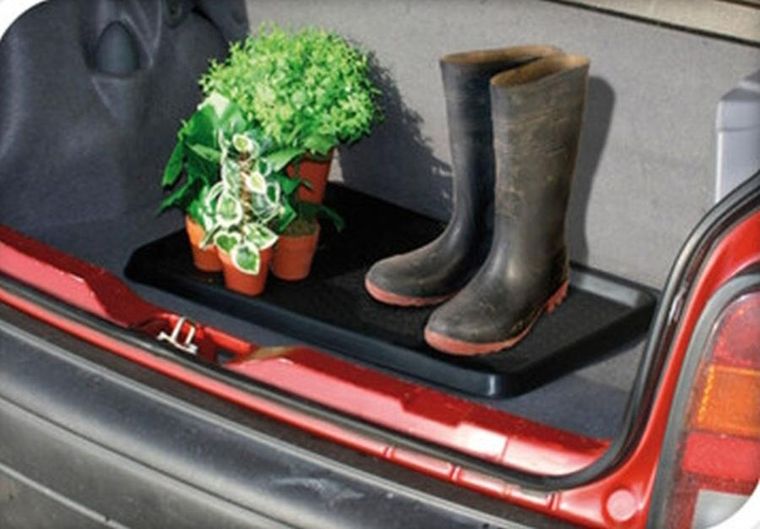 Home Styling Collection, ociekacz pod buty, dry pad, 60-40 cm, czarny