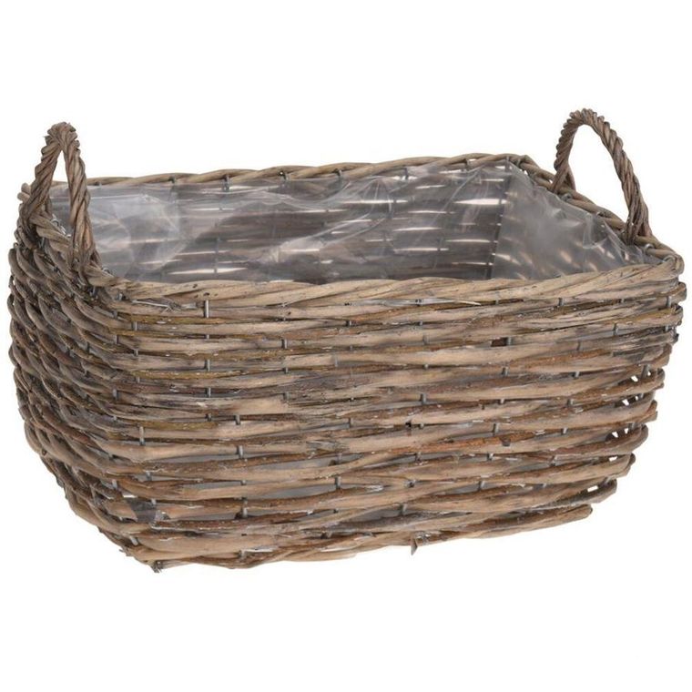 Home Styling Collection, osłonka wiklinowa pleciona, 36-27,5-17 cm