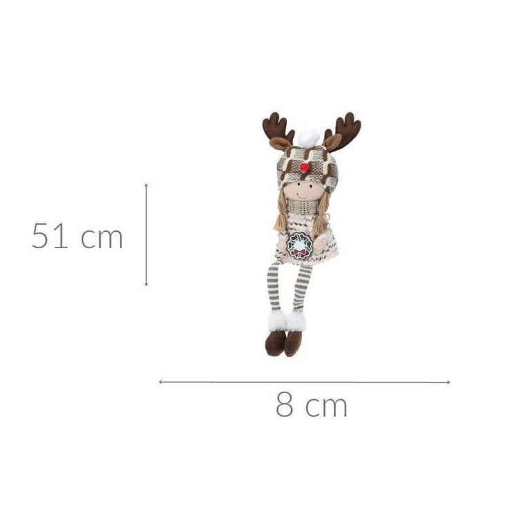 Home Styling Collection, pluszowa dekoracja świąteczna, 51 cm