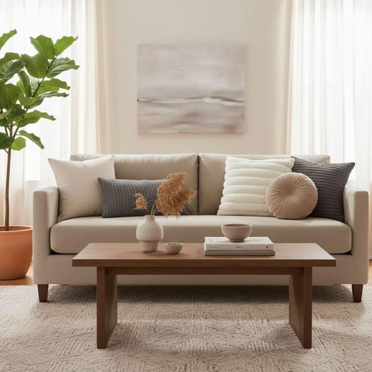 Home Styling Collection, poduszka dekoracyjna, 45-45 cm