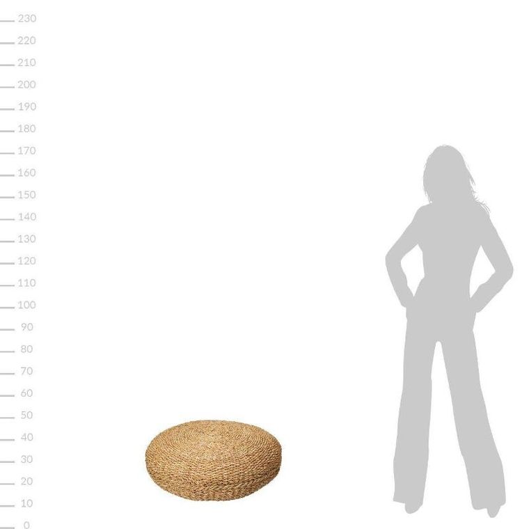 Home Styling Collection, poduszka do siedzienia na podłodze, ø 58 cm