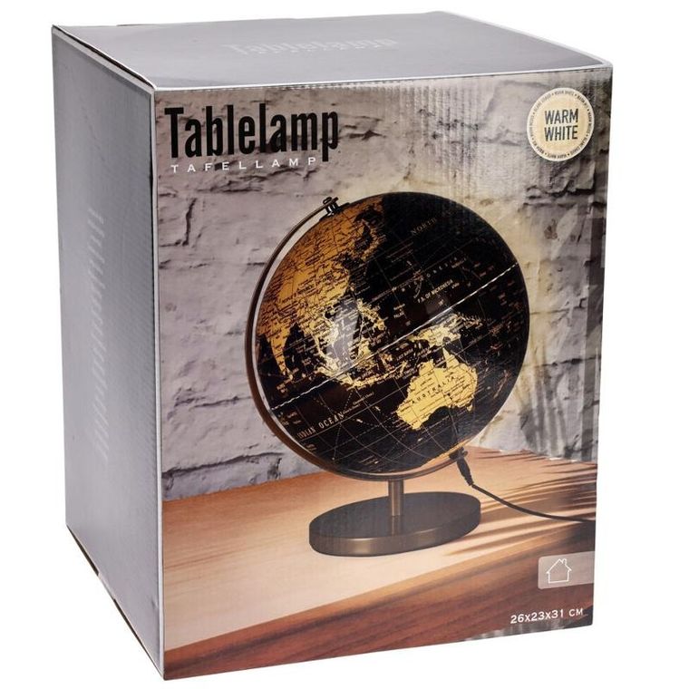 Home Styling Collection, Ren, globus dekoracyjny świecący, 23 cm