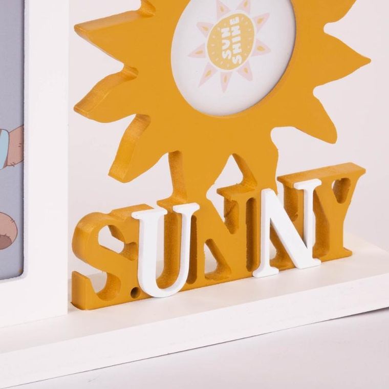 Home Styling Collection, stojąca ramka z dekoracją, 25,5-5-18,5 cm