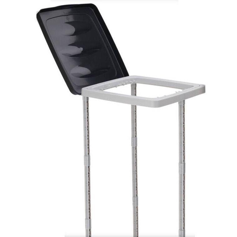 Home Styling Collection, stojak na worki na śmieci z pokrywą, na worek 60l