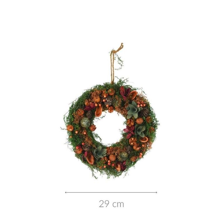 Home Styling Collection, stroik wieniec jesienny, średnica 29 cm