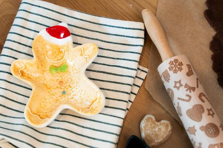 Home Styling Collection, świąteczne naczynie w kształcie piernika, 15-12.5 cm