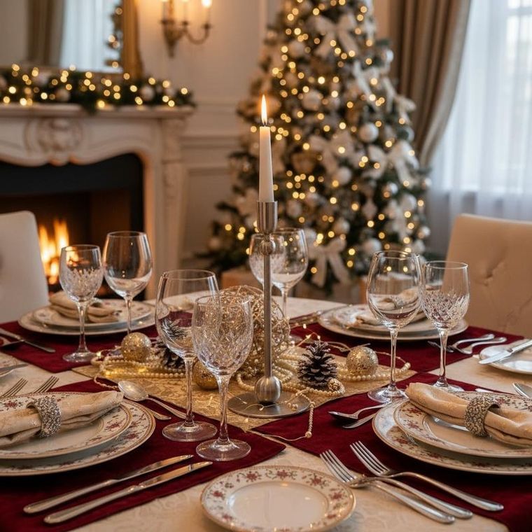 Home Styling Collection, świecznik dekoracyjny, metal, 23 cm