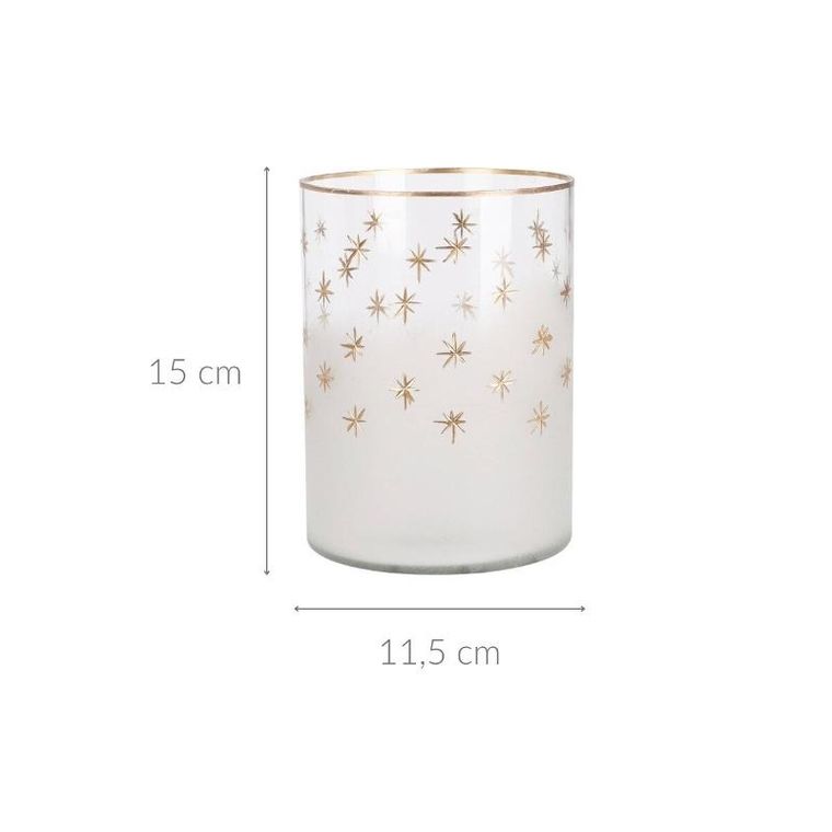 Home Styling Collection, świecznik na tealighta, forma szklanki, średnica 10 cm
