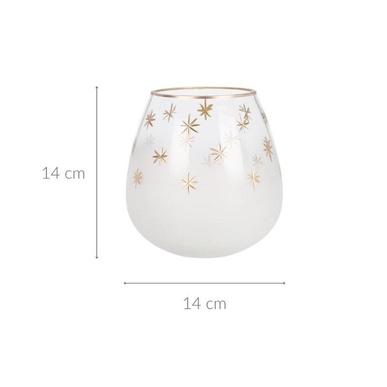 Home Styling Collection, świecznik na tealighta, forma szklanki, średnica 14 cm