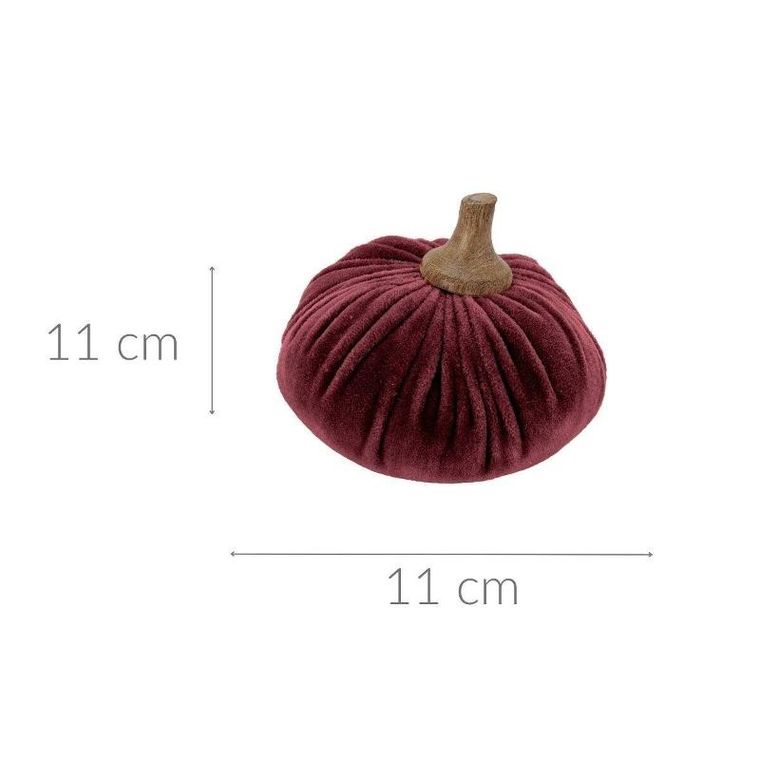 Home Styling, Collection, sztuczna dynia, materiałowa dekoracja, 10-11 cm