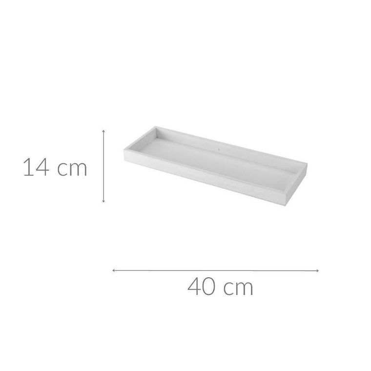 Home Styling, Collection, taca dekoracyjna, drewniana, 140-40 cm