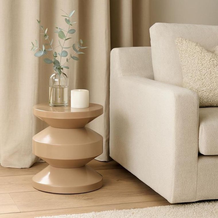 Home Styling Collection, Tafel, metalowy stolik pomocniczy, 31 cm