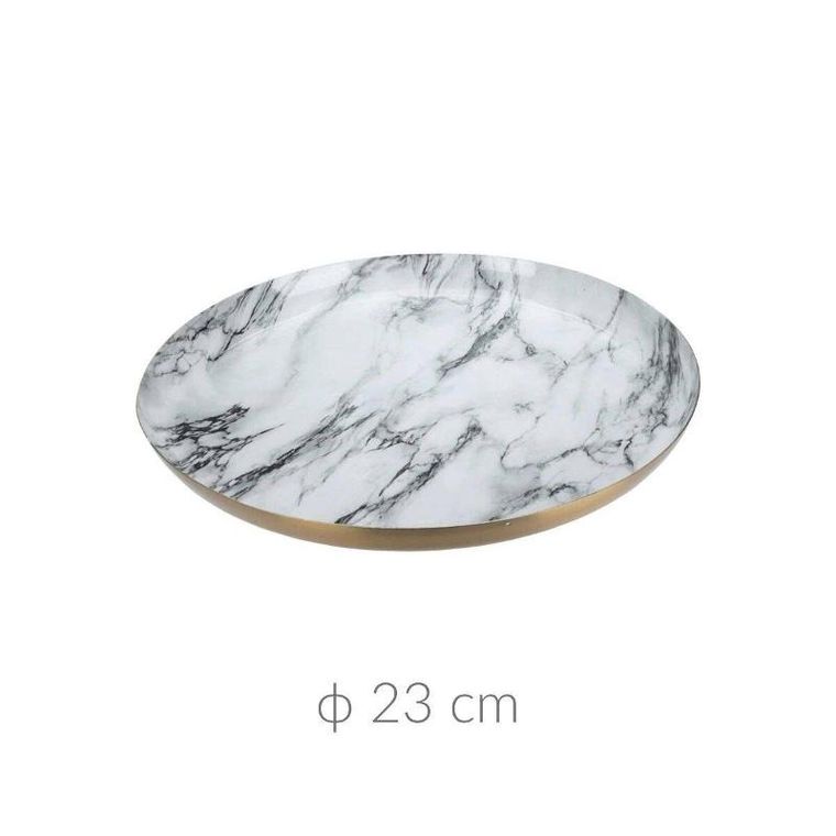 Home Styling, Collection, talerz dekoracyjny, imitacja marmuru