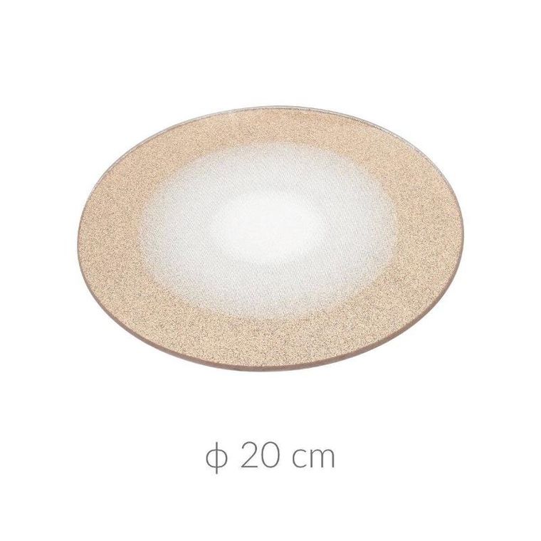 Home Styling Collection, talerz dekoracyjny, złoty brokatowy