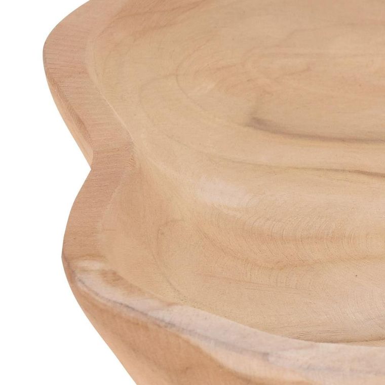 Home Styling Collection, talerz do serwowania z drewna tekowego, 35-30 cm