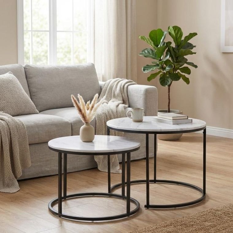 Home Styling Collection, Tvilling, zestaw stolików bocznych, 2 szt.
