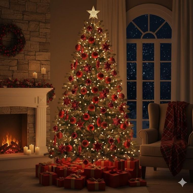 Home Styling Collection, zestaw ozdób na choinkę, 32 szt.