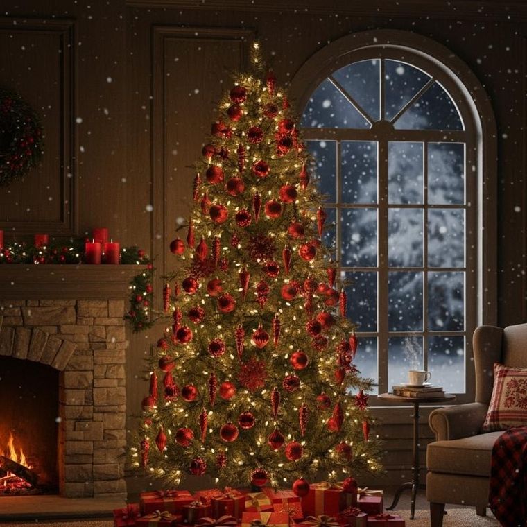 Home Styling Collection, zestaw ozdób świątecznych, 57 szt.