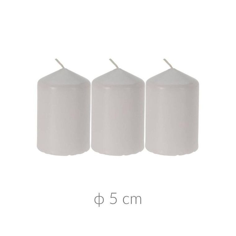 Home Styling Collection, zestaw trzech świec, 7 cm
