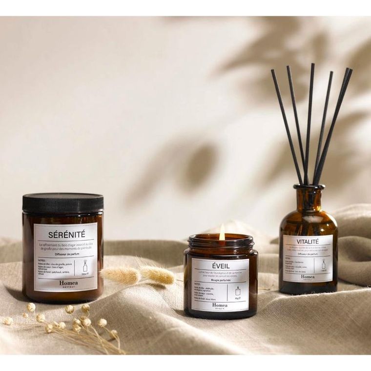 Homea, świeca zapachowa w słoiku Modern Apothecary, Ø 6 cm