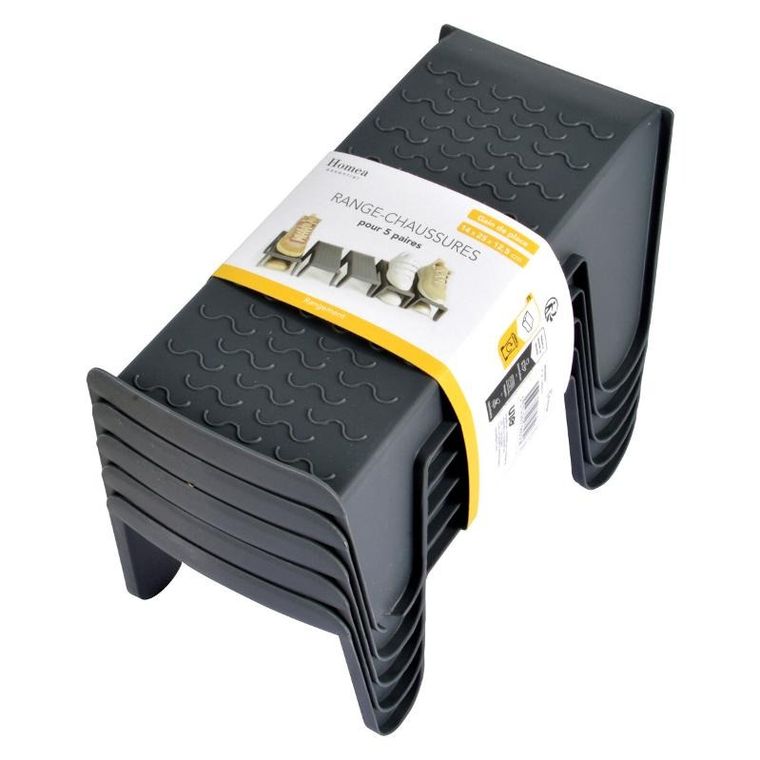 Homea, zestaw stojaków na buty, 20-25 cm, 5 szt.