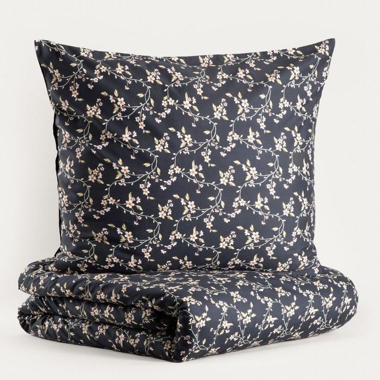 Homla, Adriana, pościel z mikrofibry z kwiatowym wzorem, 160-200 cm, 756696