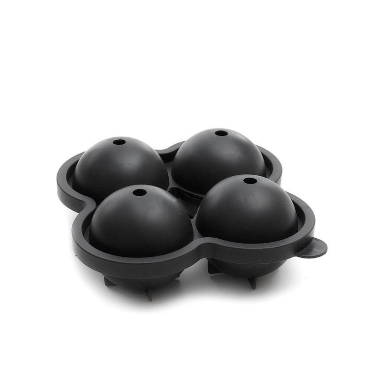 Homla, Alcole, forma na 4 kule silikonowa, czarna, 16-16 cm