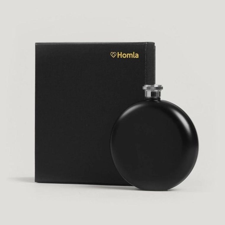 Homla, Alcole Randi, piersiówka, czarna, 0,15l