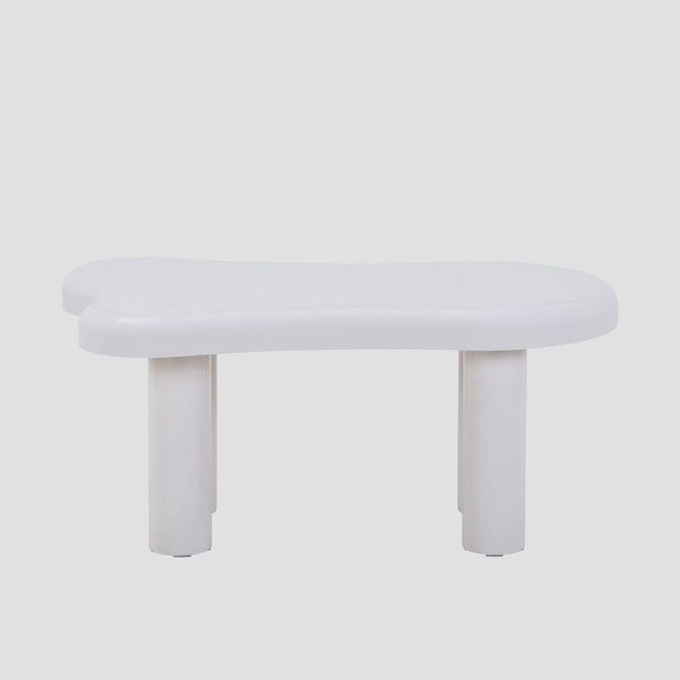 Homla, Alto, stolik kawowy, lakierowany, szary, 100-60-45 cm