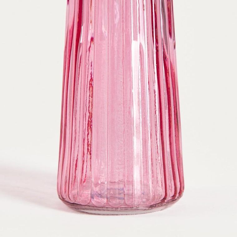 Homla, Amily, wazon, szklany różowy, 6,5-23 cm