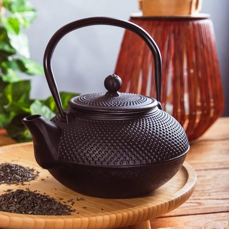 Homla, Andreas, dzbanek do herbaty, żeliwny, czarny,, 1,5l