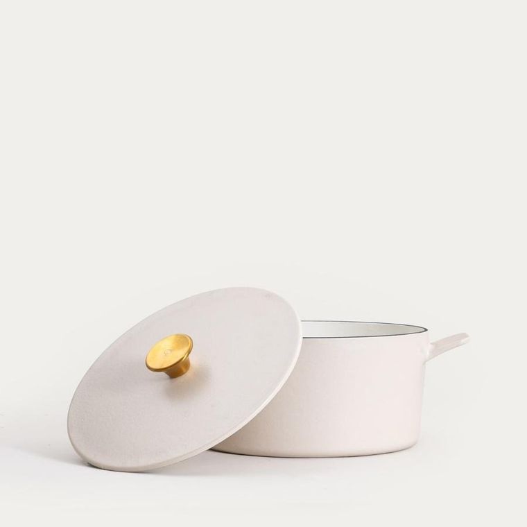 Homla, Andreas, garnek żeliwny, beżowy matowy, 5l