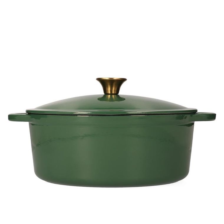 Homla, Andreas, garnek, żeliwny zielony, 3,5 l