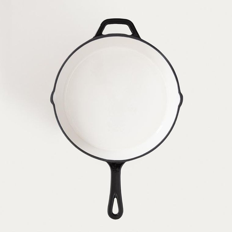 Homla, Andreas, patelnia żeliwna, beżowo-czarna, 26 cm