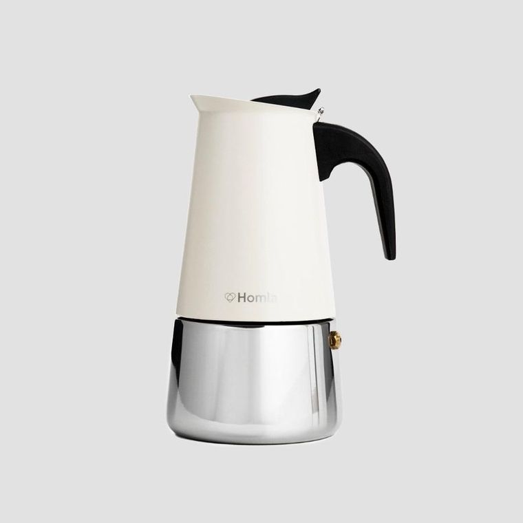 Homla, Astar Mokka, kawiarka w kształcie dzbanka śmietankowa, 6 cup