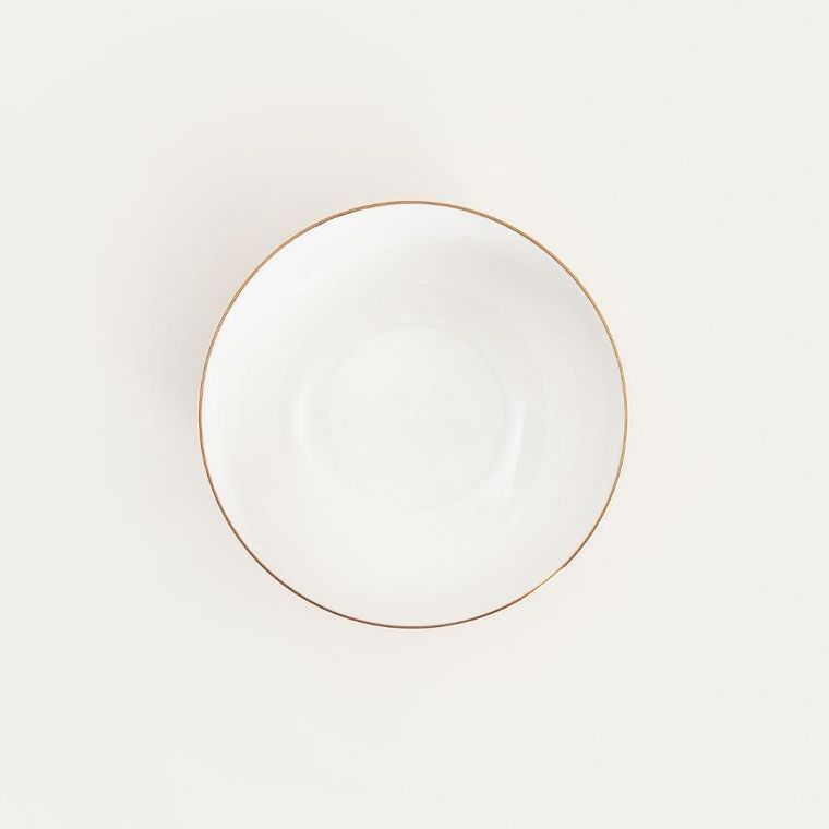 Homla, Auroo, miseczka, ze złotą obwódką, 14 cm