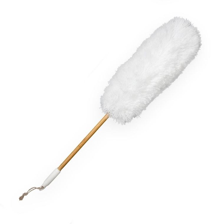 Homla, Bambou, Miotełka do kurzu biała, 71 cm, ALL 929674