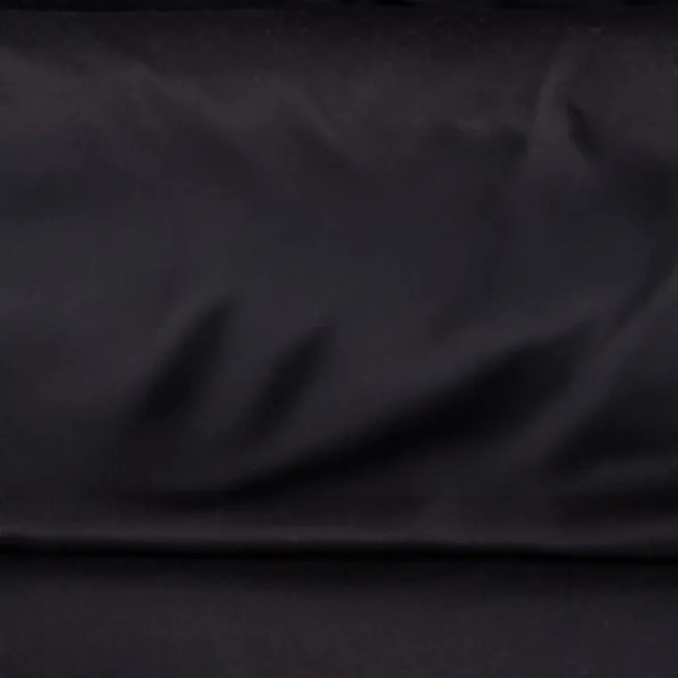 Homla, Bamsa, pościel, gładka z satyny bambusowej czarna, 160-200 cm