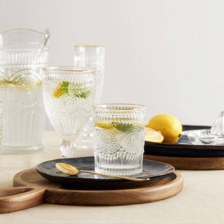 Homla, Barrel, Szklanka niska ze złotą krawędzią 0,3 L