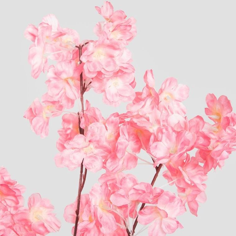 Homla, Blossa, gałązka sztuczna, kwiat wiśni różowy, 103 cm