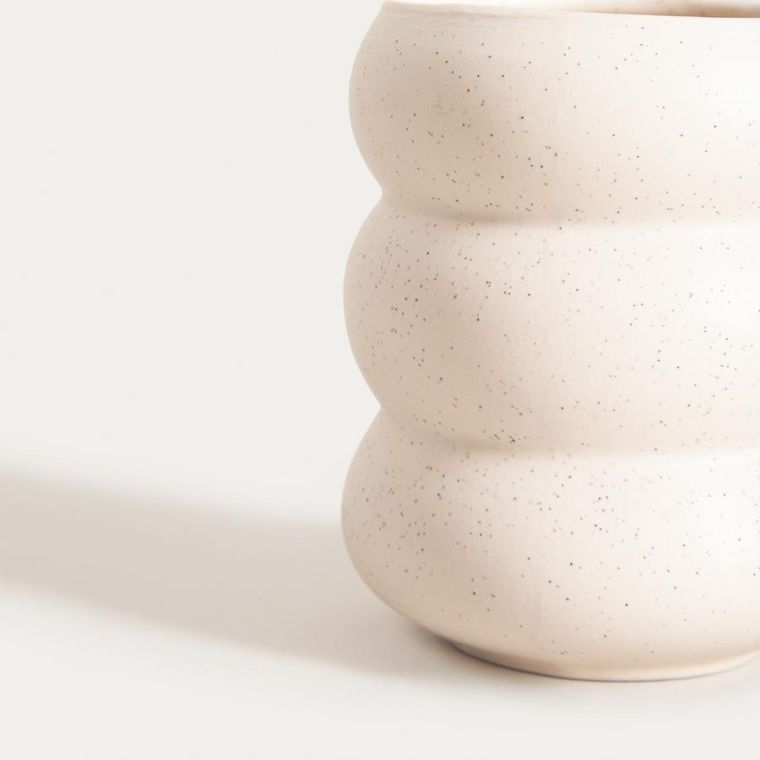 Homla, Bubbly, kubek, bez ucha kremowy nakrapiany, 0,3l