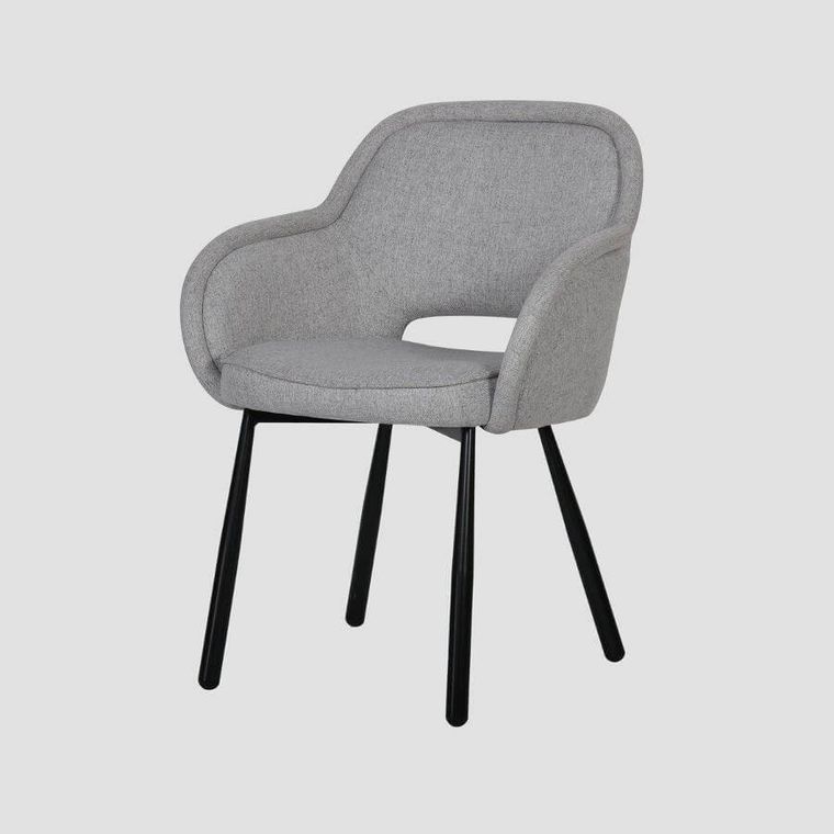 Homla, Campea, krzesło, szare, 62-61-84 cm