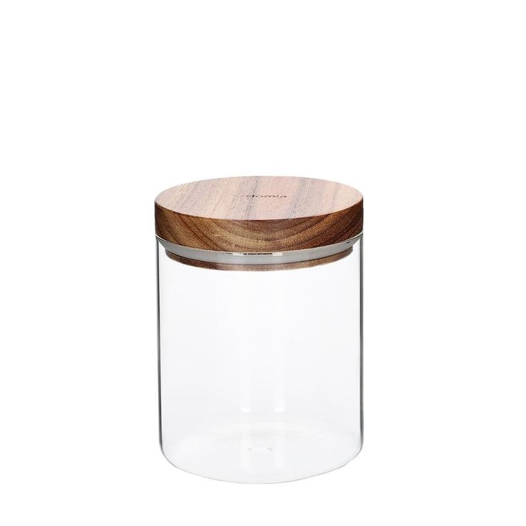 Homla, Carlos, pojemnik, z akacjowym wieczkiem S, 0,7l