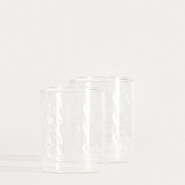 Homla, Cembra Bubbly, zestaw szklanek, z podwójną ścianką, 0,25l, 2 szt.