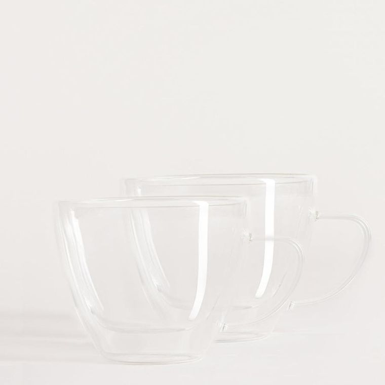 Homla, Cembra, zestaw szklanek z podwójną ścianką, 0,23l, 2 szt., 763366