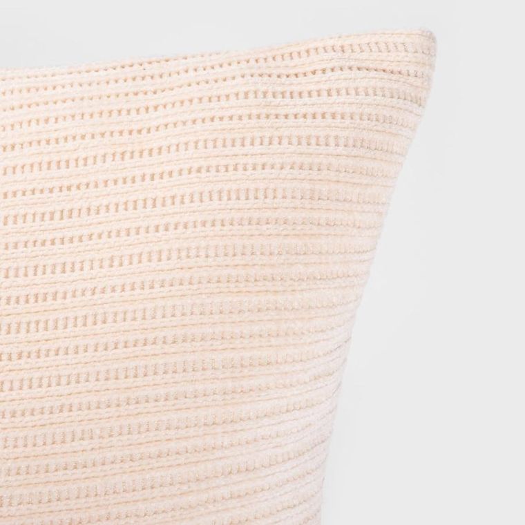 Homla, Chenille, poszewka, szenilowa ecru, 45-45 cm