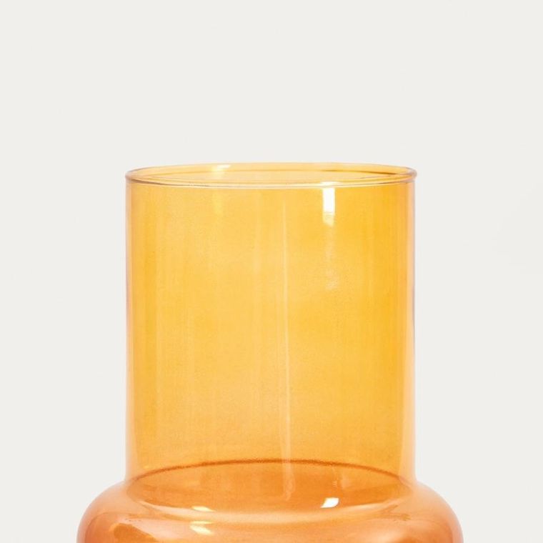 Homla, Circle, wazon, szklany miodowe ombre, 11-26 cm